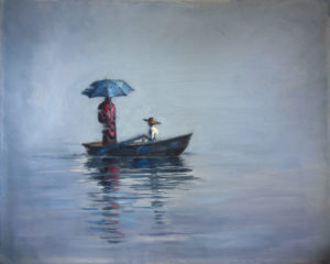 ''Water tale'' Oil on Canvas 50x40